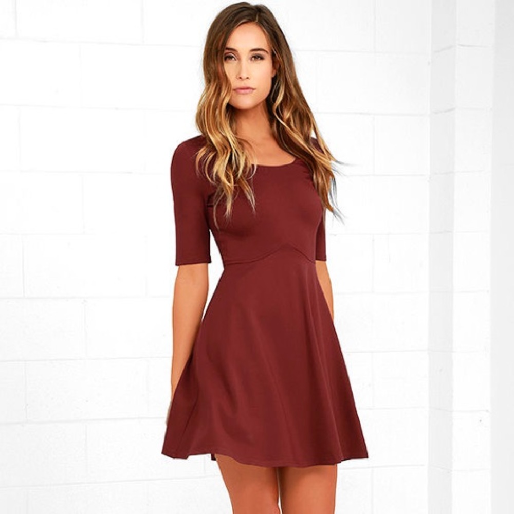 Black Swan Skater Dress
